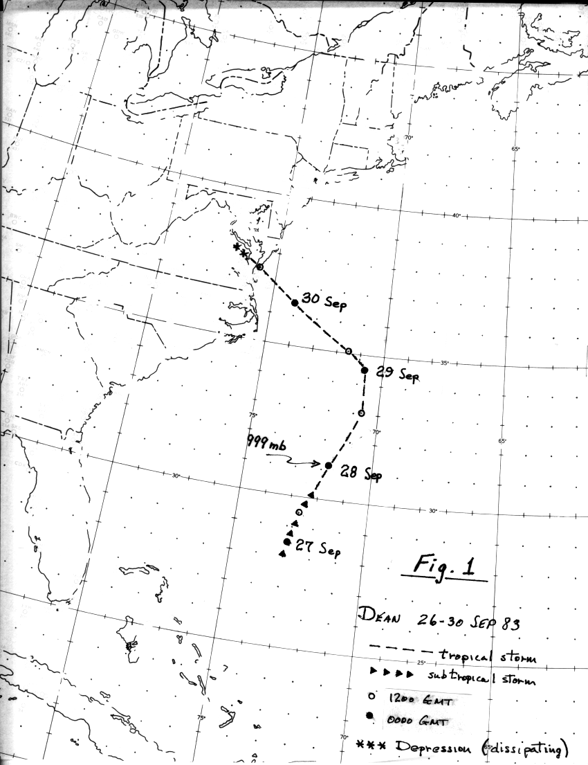 1983: Tropical Storm Dean